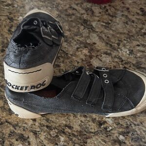Rocket Dog Black Distressed Sneakers